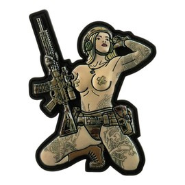 PATCH TACTICAL GIRL ?1 SKANDINAVIK WITH MJOLLNIR PVC - MC - M-TAC