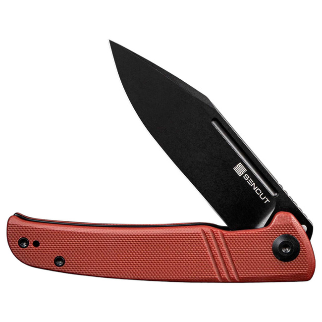 POCKET KNIFE - "SENCUT Brazoria G10 Burgundy Black" - Böker