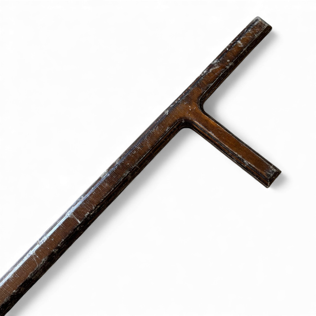 Wooden Tonfa - Romanian Army Military Surplus - Lacquered - In Good Condition