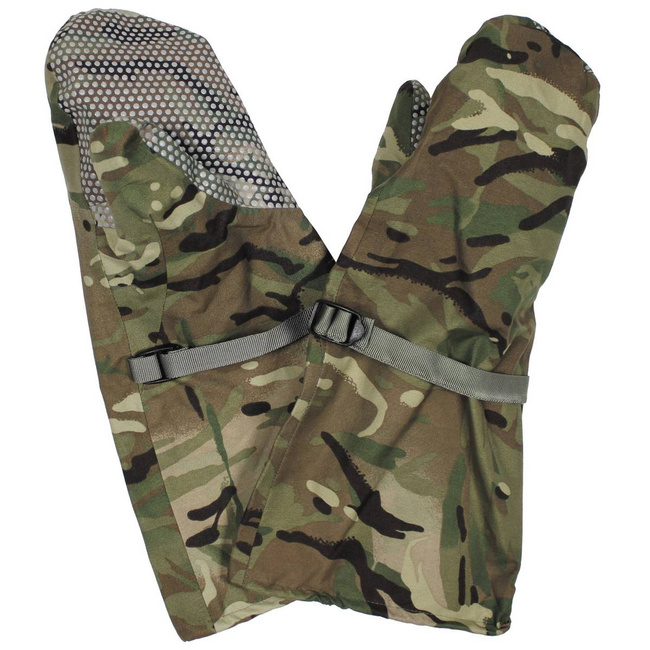 GB MITTENS - OUTER - ECW - MTP CAMO - USED