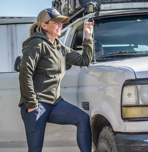 FLEECE JACKET FOR WOMEN - CUMULUS - Helikon-Tex - SHADOW GREY