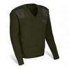 M-Tramp V Neck Officer Pulover - Verde olive