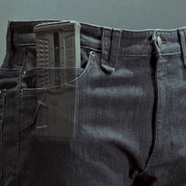 Pantaloni tactici - Jeans - JASON - PENTAGON - Albastru Indigo Deschis - Lungime 34
