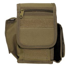 Belt Pouch with 3 compartments, coyote