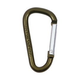Carabiner, D 5mm x 5 cm - Green OD