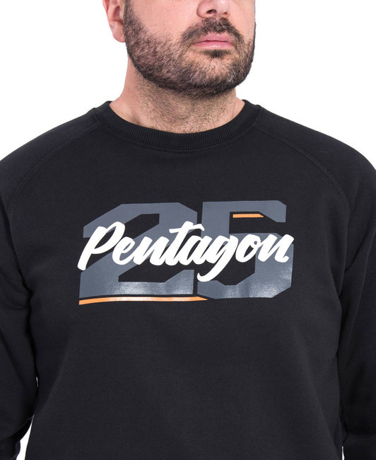 HAWK SWEATER - "TWENTY FIVE" - Pentagon® - BLACK