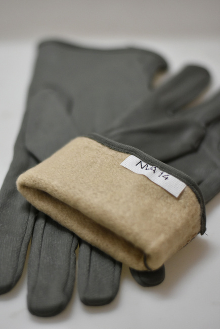 PARATROOPER GLOVES - GREY - MILITARY SURPLUS ROMANIAN ARMY - LIKE NEW