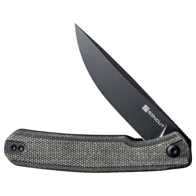 CUTIT DE BUZUNAR - "SENCUT Scitus Micarta Dark Green Black" - Böker