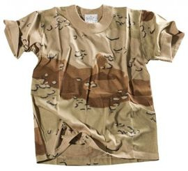 TRICOU DE COPII US DESERT CAMO