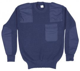PULOVER ALBASTRU GERMAN NAVY STYLE BLUE COMMANDO XL
