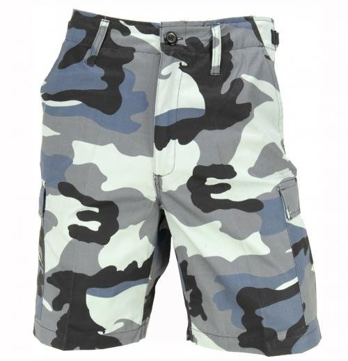 SHORT PANTS US SKYBLUE CAMO BERMUDA