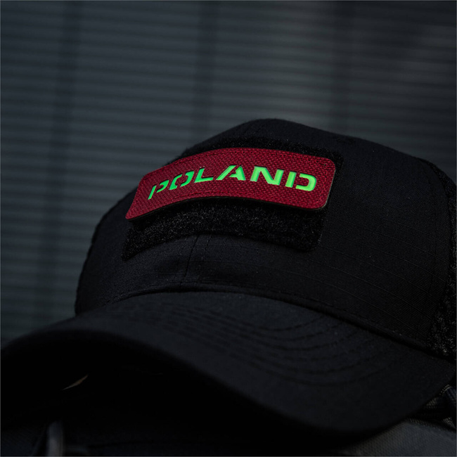 PATCH POLONIA - 25 x 80 mm - LASER CUT - ROSU/GID - M-TAC