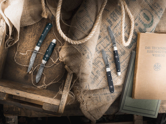 CUTIT DE BUZUNAR "TRAPPER UNO BURLAP" - BOKER