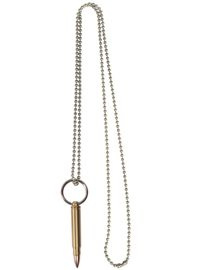 Lant cu pandantiv glont mare