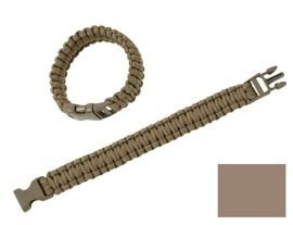 BRATARA SURVIVAL PARACORD - Coyote