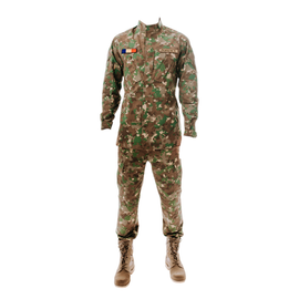 Costum pentru misiuni, activitati de instrucție sau serviciu - format din un veston cu doua perechi de pantaloni - Ministerului Apararii Nationale - Camuflaj Combat Forte Terestre
