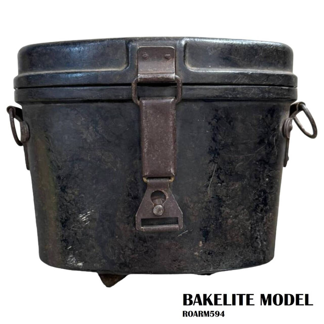 BINOCULAR CASE - 8x30 - RARE BAKELITE MODEL SOVIET ARMY MILITARY SURPLUS - USED - DEFECTIVE CAP