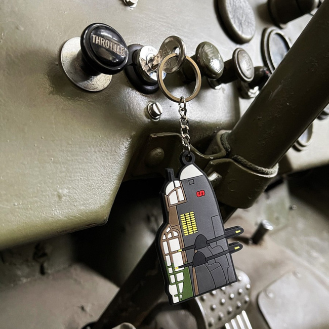 3D PVC KEYCHAIN - 2ND RANGER HELMET