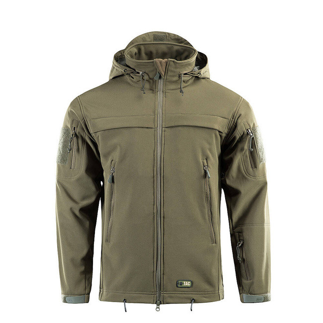 JACHETA SOFTSHELL POLICE, OLIVE - M-TAC