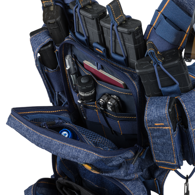 TACTICAL HARNESS - TRAINING MINI RIG (TMR)® - NYLON - Helikon-Tex® - BLUE MELANGE