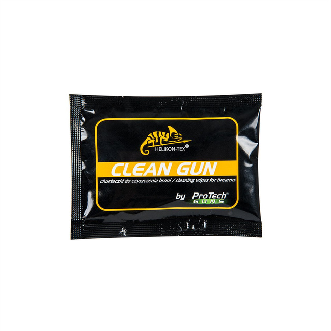 CLEAN GUN WEAPON CLEANING WIPES - BLACK