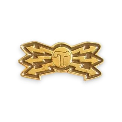 Semn de arma pentru grad - Transmisiuni - Surplus Militar Armata Ungariei - Ca Nou