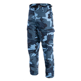 PANTALONI AMERICANI DE TEREN RANGER - STIL BDU - CAMO ALBASTRU