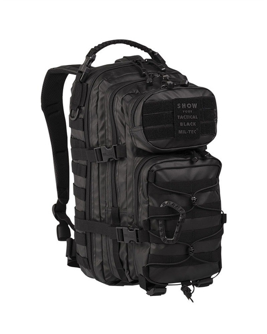 US ASSAULT BACKPACK - 20 L - TACTICAL BLACK