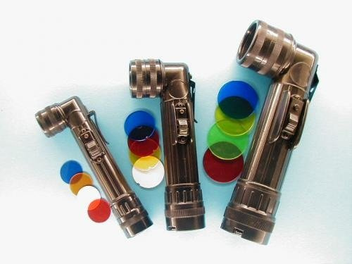 LANTERNA US G.I. STYLE ANGLEHEAD FLASHLIGHT (2 x C CELL) NEAGRA