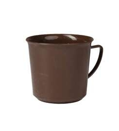 Original East German brown plastic cup - Used