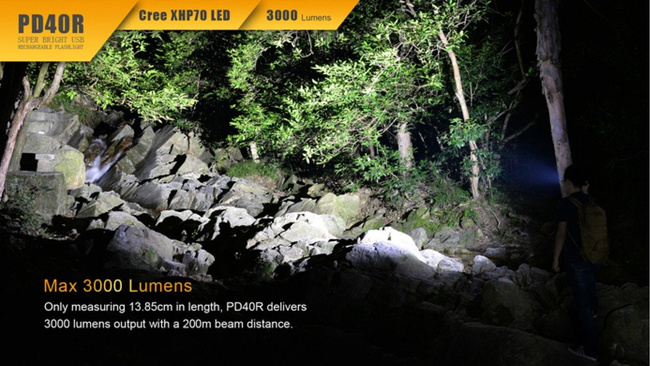 FLASHLIGHT PD40R - FENIX