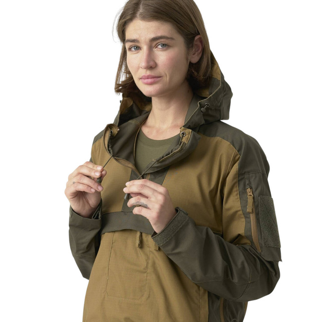 Jacheta Unisex Tracer Anorak - Polycotton Stretch Ripstop - Neagra - Helikon Tex