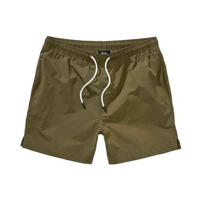 SWIM SHORTS - BASIC - OLIVE - BRANDIT