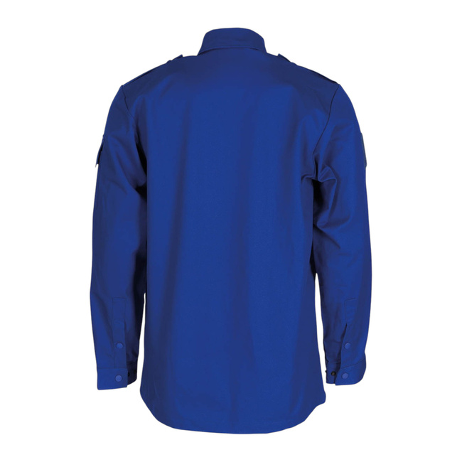 WORK JACKET - DUTCH ARMY MILITARY SURPLUS NL - BLUE - USED