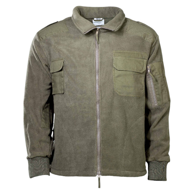FLEECE-JACKET ZIPPER OLIVE