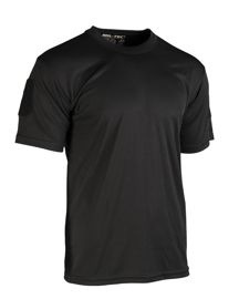 TACTICAL QUICK-DRYING T-SHIRT - BLACK - MIL-TEC