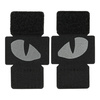 PATCH TIGER EYES LASER CUT (PAIR) REFLECTIVE - BLACK/GID - M-TAC