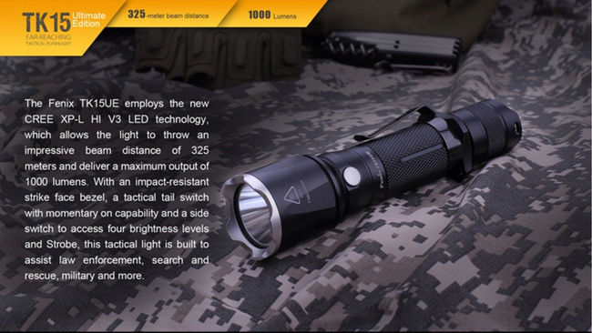 Lanterna Fenix TK15UE, impermeabila