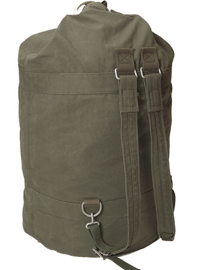 LARGE SACK TYPE BAG WITH SHOULDER STRAPS - GERMAN MILITARY SURPLUS - USED