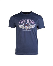 TRICOU - "PILOTS ELITE SCHOOL" - Mil-Tec® - ALBASTRU ÎNCHIS