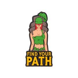PATCH FIND YOUR PATH - PVC - OLIV
