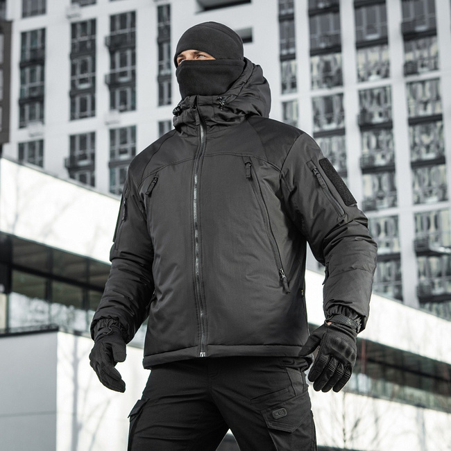 Winter Jacket for Temperatures Down to -20 Degrees Celsius - Alpha Gen.III Pro Primaloft - Black - M-Tac