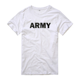 T-SHIRT - ARMY PRINT - WHITE - BRANDIT