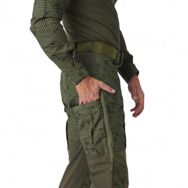 MCDU Tactical Pants - PolyCotton Stretch Ripstop - Desert Night Camo / Verde Oliv