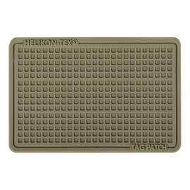 PATCH PERSONALIZABIL DIN PVC - FIXARE CU VELCRO - SET 3 BUCATI - 60 x 40 MM - Helikon-Tex - COYOTE