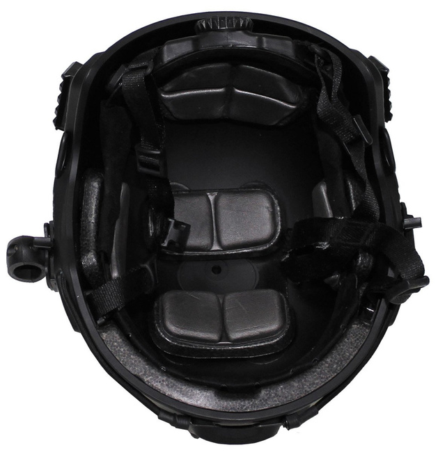 US Helmet, "FAST", black, ABS-plastic