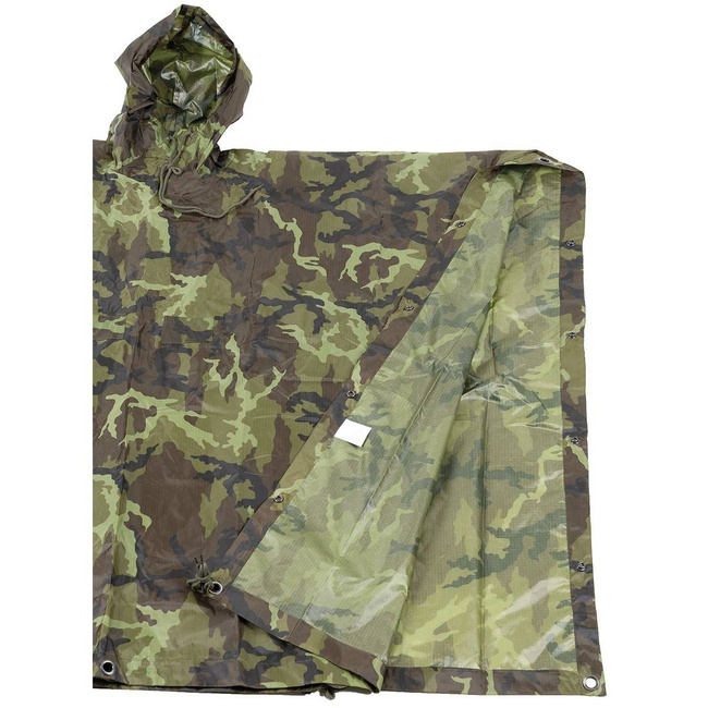 RIP-STOP PONCHO, RAINCOAT - 144 x 223 CM - MFH® - CZECH CAMOUFLAGE M95