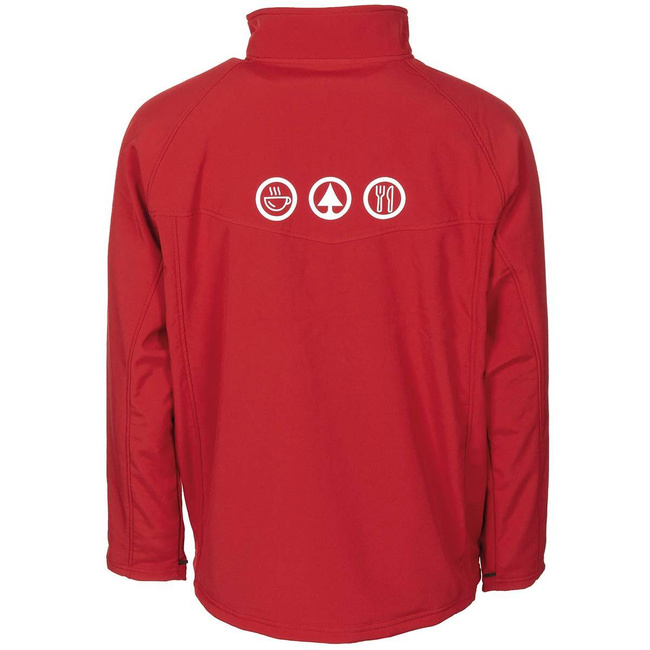 JACHETA "SOFT SHELL" - ROSU - CA NOU