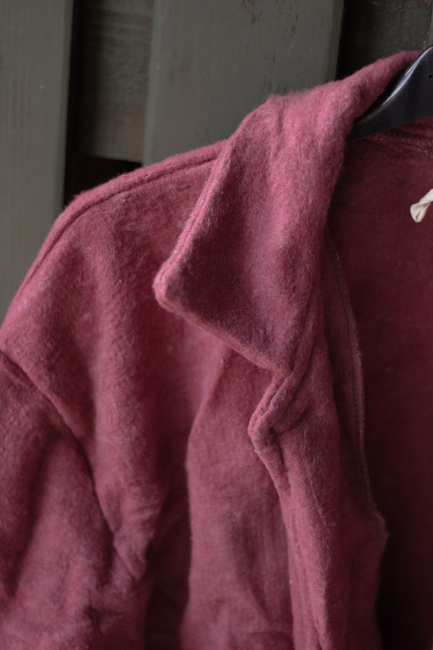 Halat traditional din molton - Surplus romanesc - Grena - Uzat 