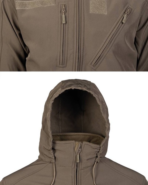 GEACA SCU 14 CU MATERIAL DE TIP SOFTSHELL, RANGER GREEN - MIL-TEC